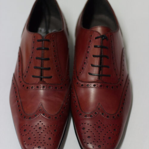 picasso oxblood calf leather brogue